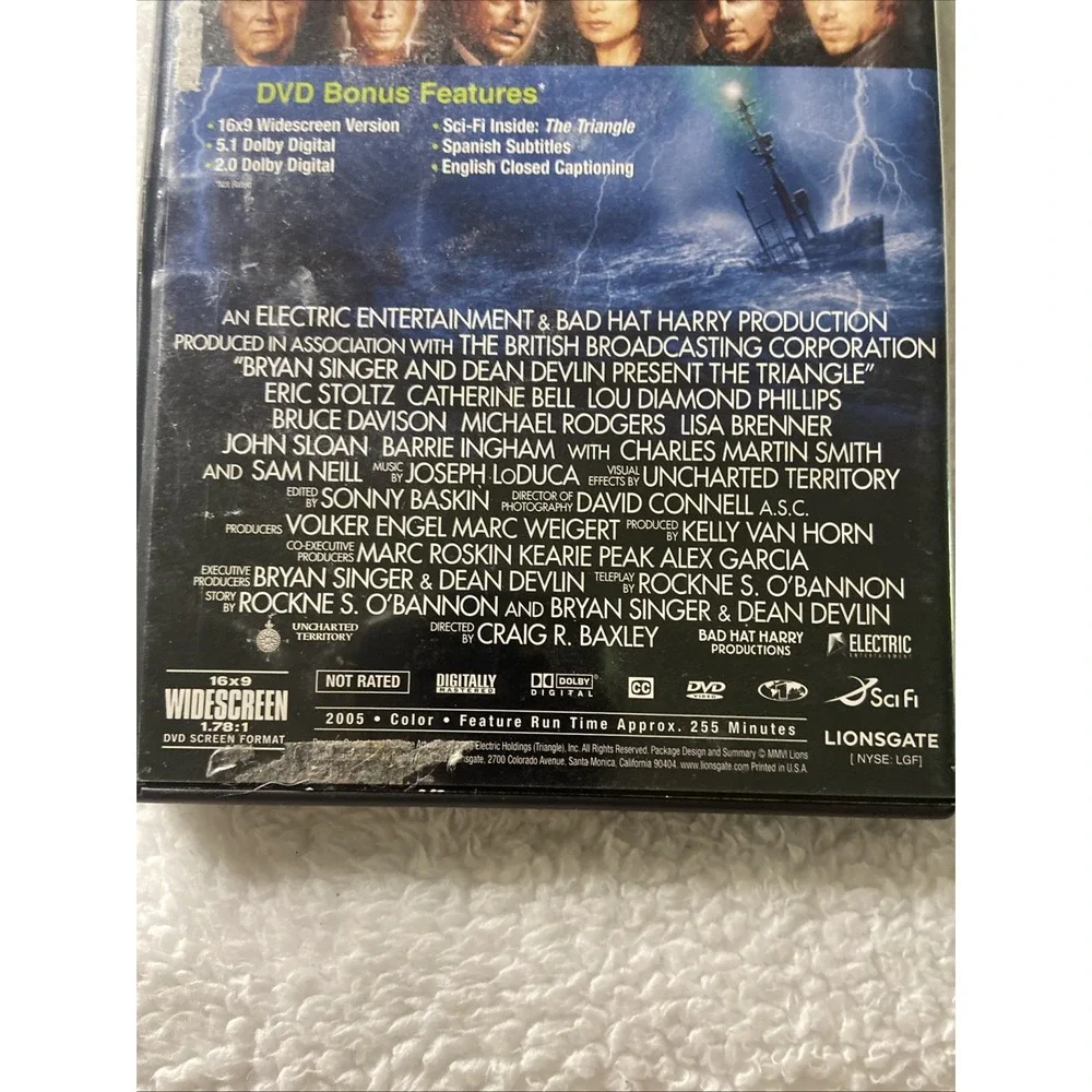 The Triangle Dvd 2-Disc Set Lenticular 2006 Sci‎ Fi Catherine Bell Lou Diamond - Picture 6 of 14